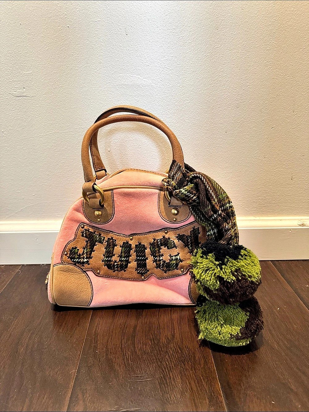 Juicy Couture Pink & Brown bag